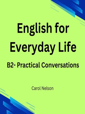 cover image of English for Everyday Life